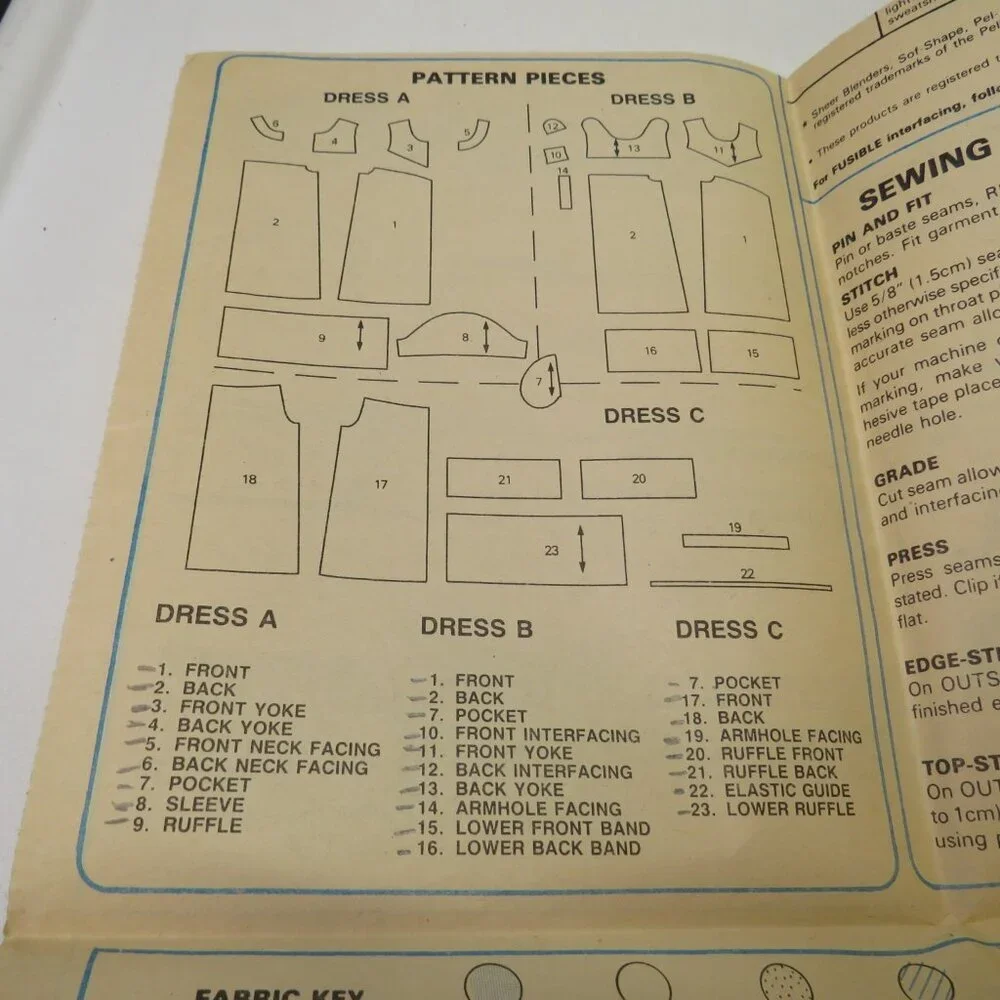 McCall's 3200 sewing patter EASY nightgown, dress (loose fit) short sleeve